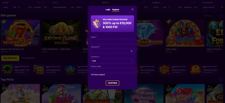 Bonus bet